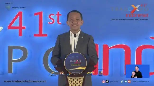 Bahlil Mewakili Prabowo Resmi Membuka Trade Expo Indonesia ke-41