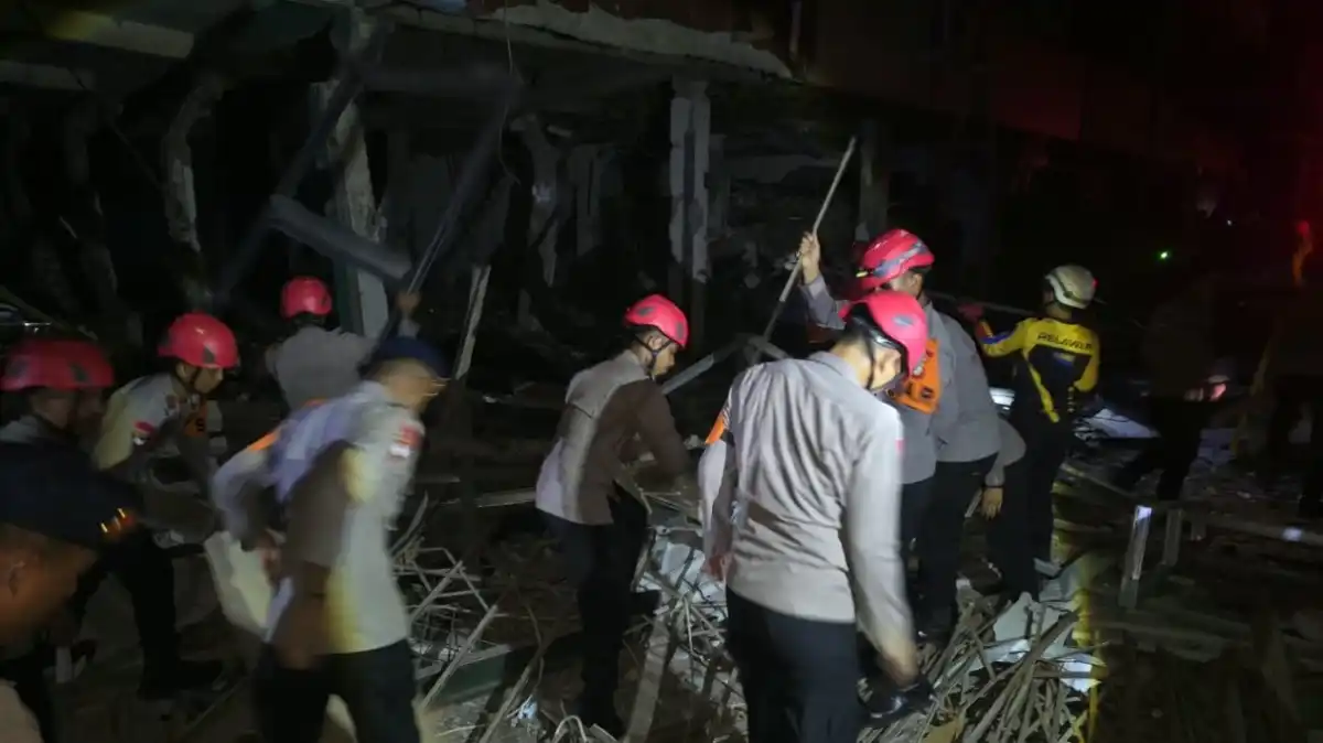 Ledakan di Kompleks Pasar Cimanggis Tangsel, Delapan Orang Terluka